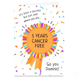 Outlet Personalised Card - It's Been A Journey Just To Say|Congratulations