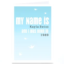Personalised Card - My Name Is Trending|Birthday