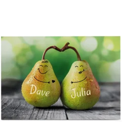Clearance Personalised Card - Pear Couple Any Occasion|Wedding