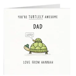 Personalised Card - Turtlely Awesome, Dad For Dad|Dad