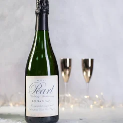 Card Factory Personalised Cava - Pearl Anniversary