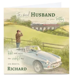 Card Factory Personalised Charity Birthday Card - Relax & Enjoy