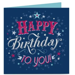Clearance Personalised Charity Birthday Card - Happy Birthday To You BOY For Uncle|For Husband