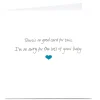 Card Factory Personalised Charity Miscarriage Card - I'm So Sorry