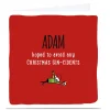 Best Personalised Cheeky Christmas Card - Christmas Gin-Cidents Funny|Christmas