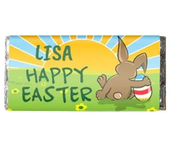 Sale Personalised Chocolate Bar - Happy Easter Sunset Kids Chocolate & Sweets|Gifts For Kids