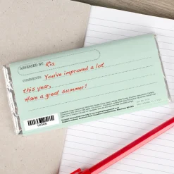 Card Factory Personalised Chocolate Bar - Teacher's Report Card
