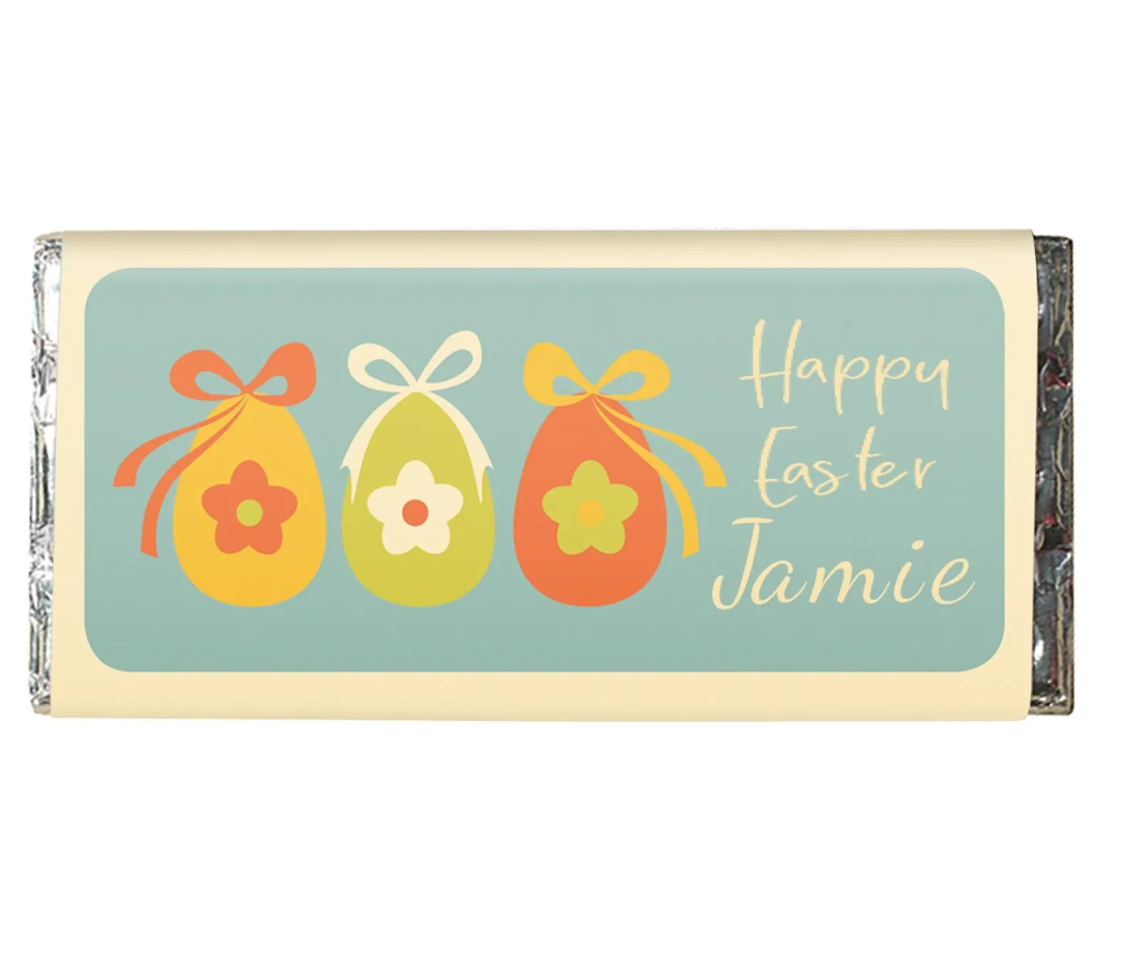 Discount Personalised Chocolate Bar - 3 Easter Eggs Kids Chocolate & Sweets|Gifts For Kids