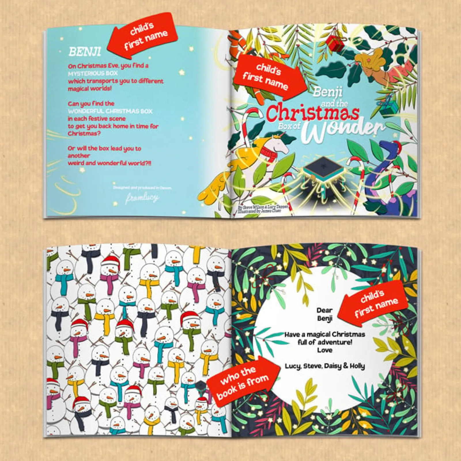 Sale Personalised Christmas Box of Wonder Book Kids Books|Gifts For Kids