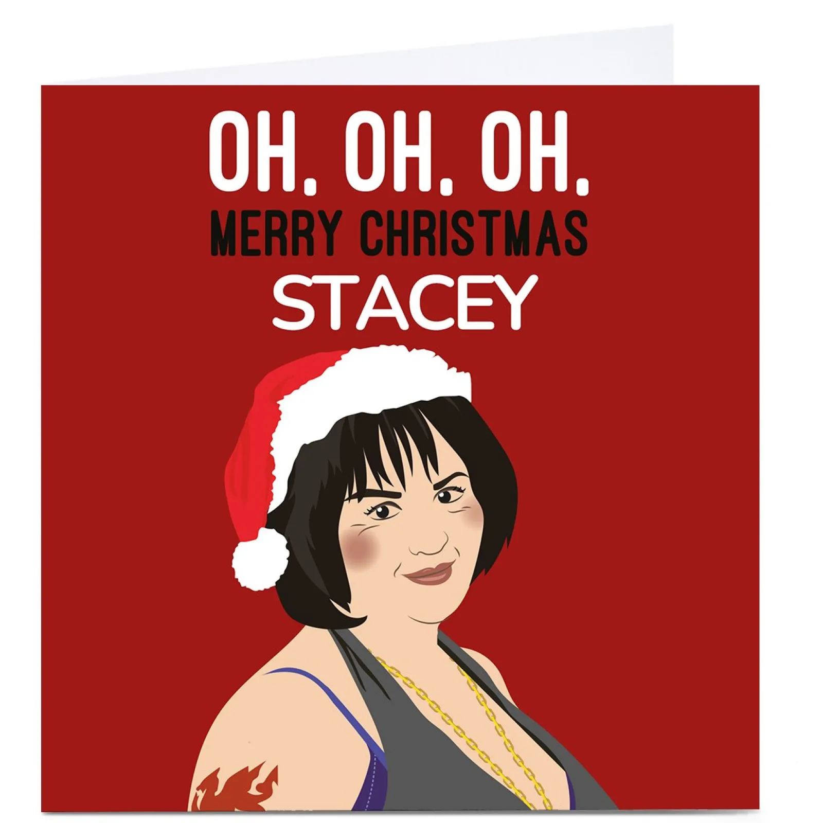 Card Factory Personalised Christmas Card - Gavin & Stacey