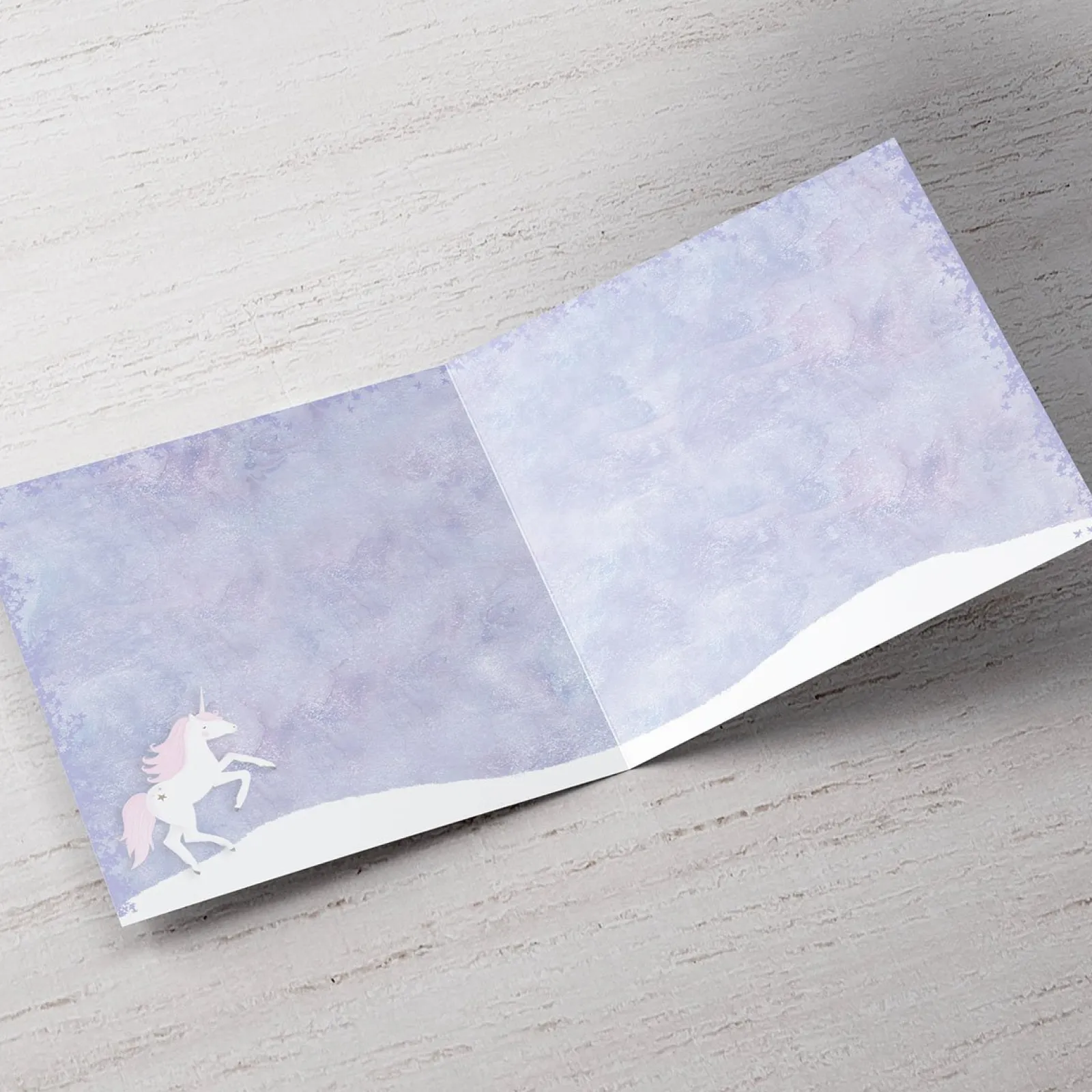 Card Factory Personalised Christmas Card - Magical Unicorn, Granddaughter