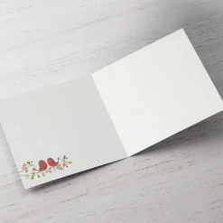 Card Factory Personalised Christmas Card - Christmas Tweetings To Both Of You