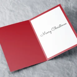 Sale Personalised Christmas Card - Santa's Sleigh Step Dad Christmas