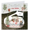Sale Personalised Christmas Card - New Home, Hedgehogs Christmas