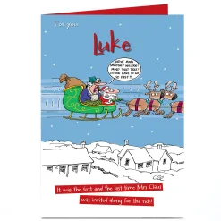 Online Personalised Christmas Card - Mrs Claus Funny|Christmas