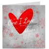 Card Factory Personalised Christmas Card - For The One I Love