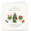 Card Factory Personalised Christmas Card - Twist & Sprout