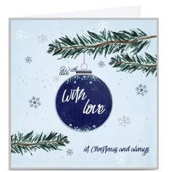 Sale Personalised Christmas Card - With Love At Christmas And Always Christmas