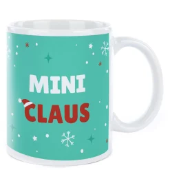 Kids Card Factory Personalised Christmas Mug - Mini Claus