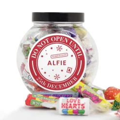Kids Card Factory Personalised Christmas Sweet Jar