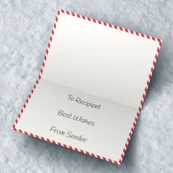 Card Factory Personalised Christmas Thank You Card - Presents Under The Tree