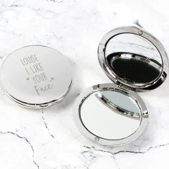 Personalised Compact Mirror - I Like Your Face Personalised Jewellery And Keepsakes|Jewellery & Keepsakes