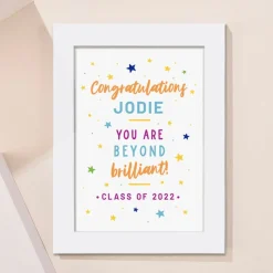 Card Factory Personalised Congratulations Portrait Print