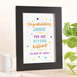 Card Factory Personalised Congratulations Portrait Print