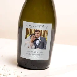 Outlet Personalised Congratulations Prosecco - Wedding Celebration Photo Gifts|Wedding Gifts