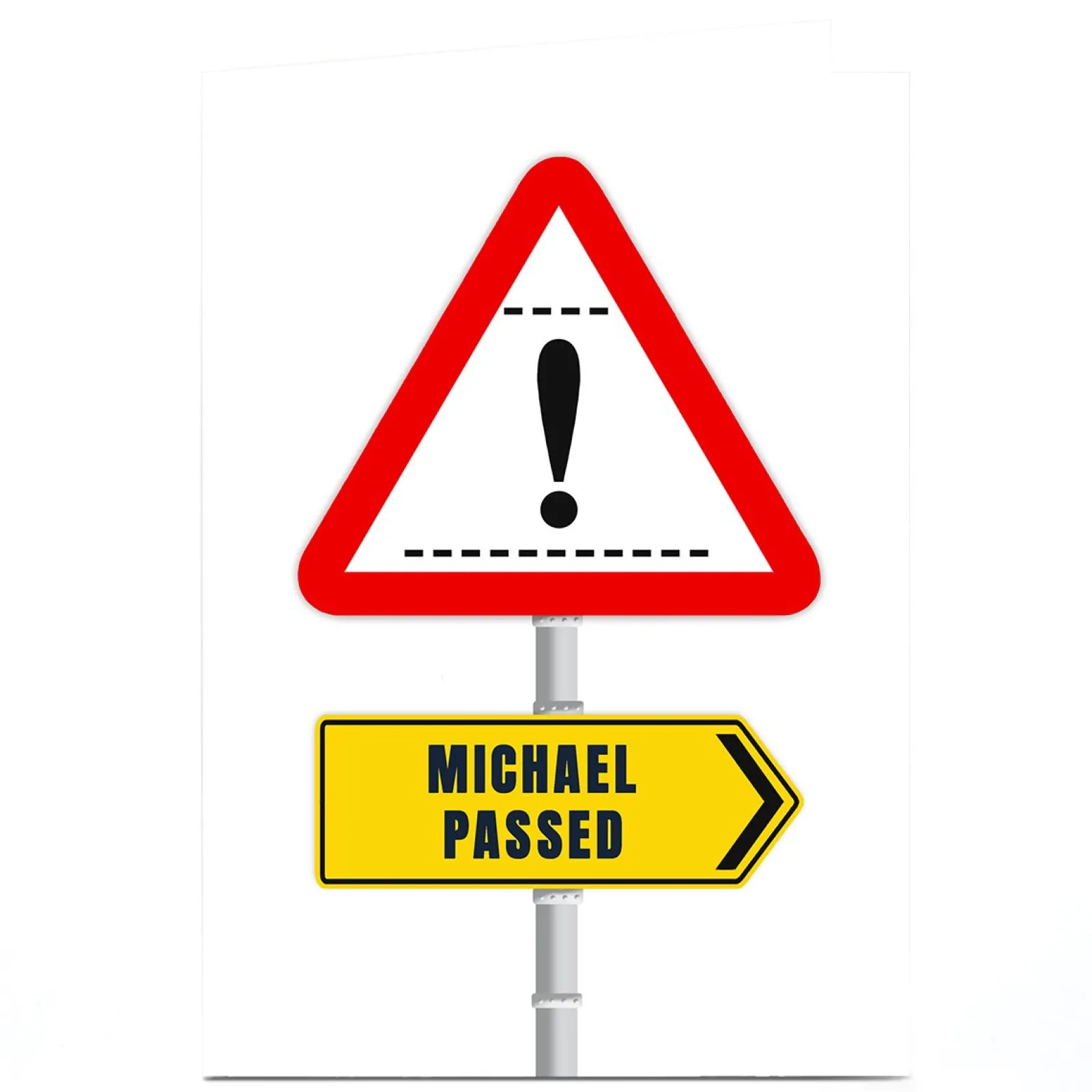 Outlet Personalised Congratulations Card - You Passed Congratulations|Funny