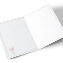 Outlet Personalised Congratulations Card - Champagne & Confetti Engagement|Congratulations