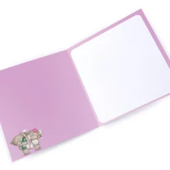 New Personalised Congratulations Card - Hugs Bear Couple Premium Square|Engagement