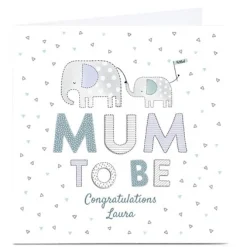 Discount Personalised Congratulations Card - Mum To Be Congratulations