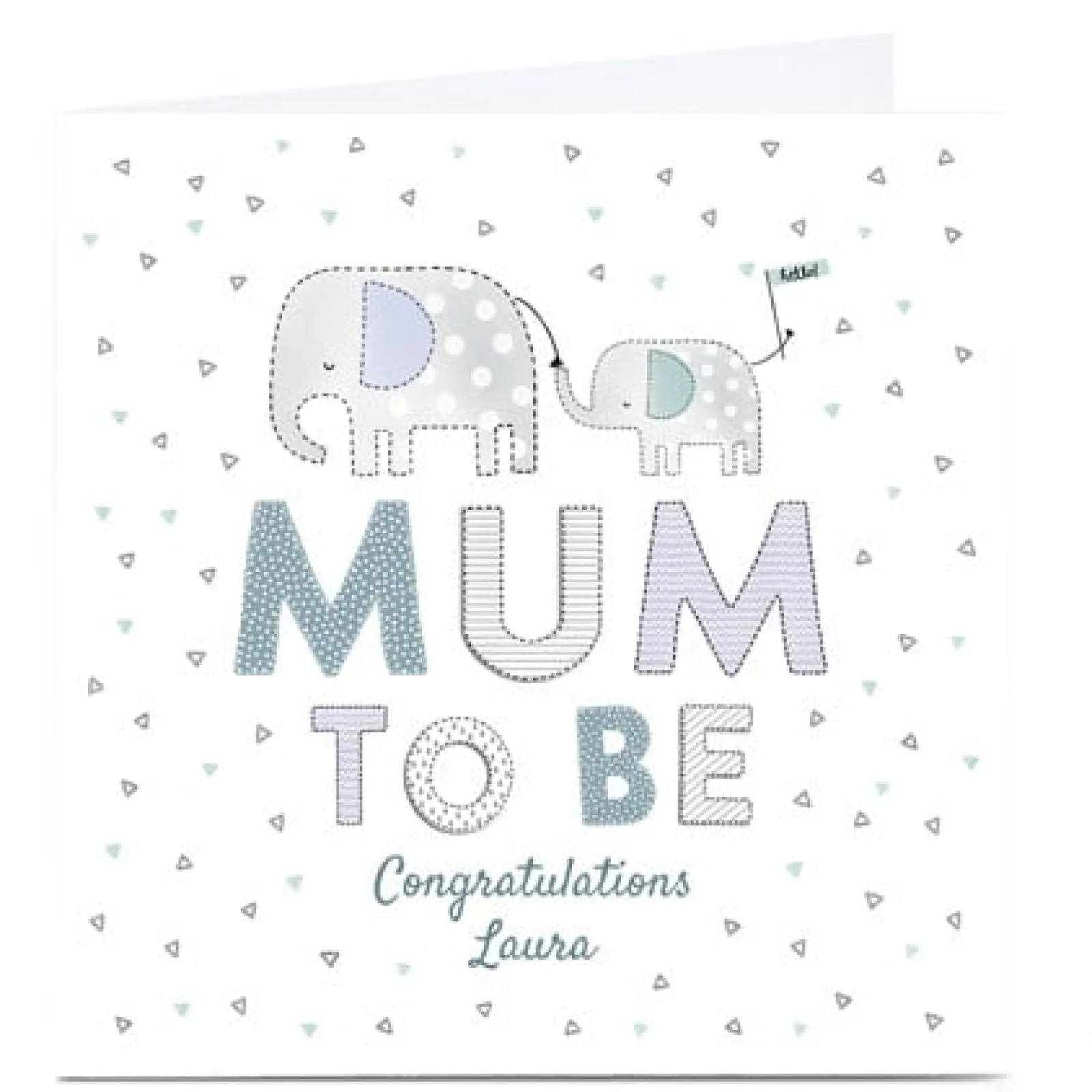 Discount Personalised Congratulations Card - Mum To Be Congratulations