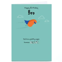 Card Factory Personalised Cory Reid Birthday Card - Super Human Bean