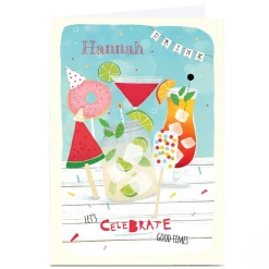 Clearance Personalised Cory Reid Card - Celebrate Good Times Any Occasion|Just To Say