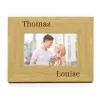 Card Factory Personalised Couples Oak Finish Photo Frame