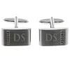 Sale Personalised Cufflinks with Crystal Detail Personalised Jewellery And Keepsakes|Jewellery & Keepsakes