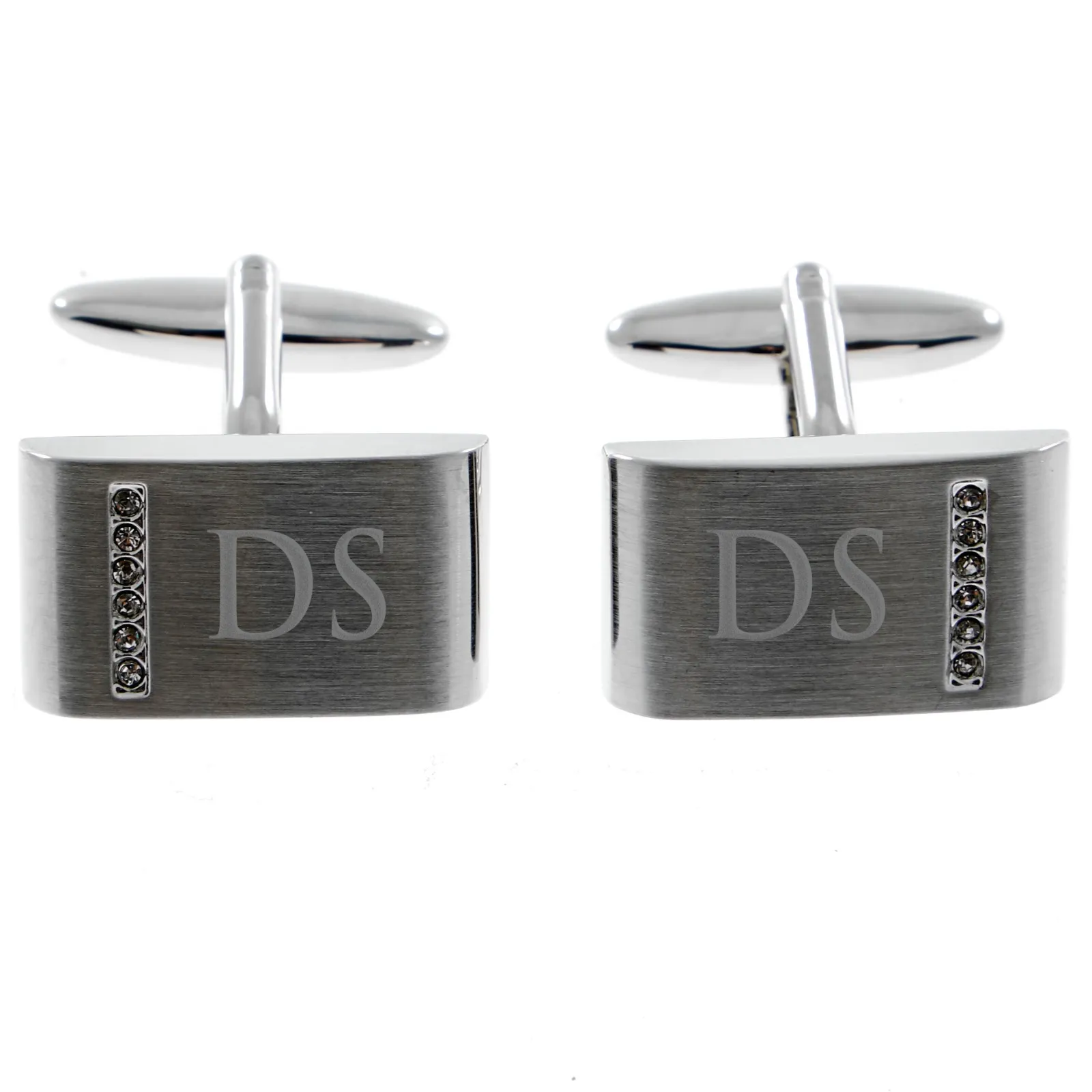 Sale Personalised Cufflinks with Crystal Detail Personalised Jewellery And Keepsakes|Jewellery & Keepsakes