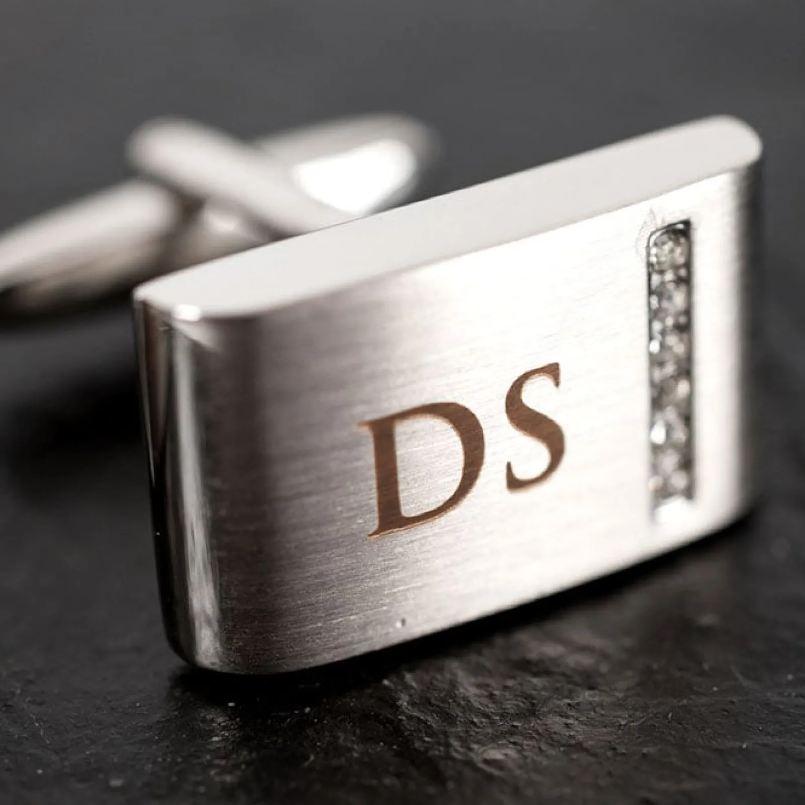 Sale Personalised Cufflinks with Crystal Detail Personalised Jewellery And Keepsakes|Jewellery & Keepsakes