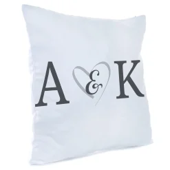 Card Factory Personalised Cushion - Couple Initials