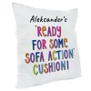 Card Factory Personalised Cushion - Sofa Action