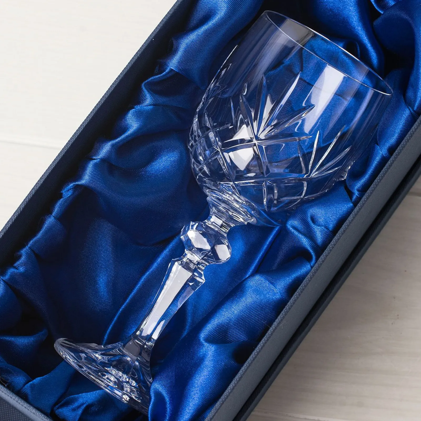 Card Factory Personalised Cut Crystal Wine Glass - Message