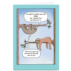 Card Factory Personalised DB's Card - Another Year Older