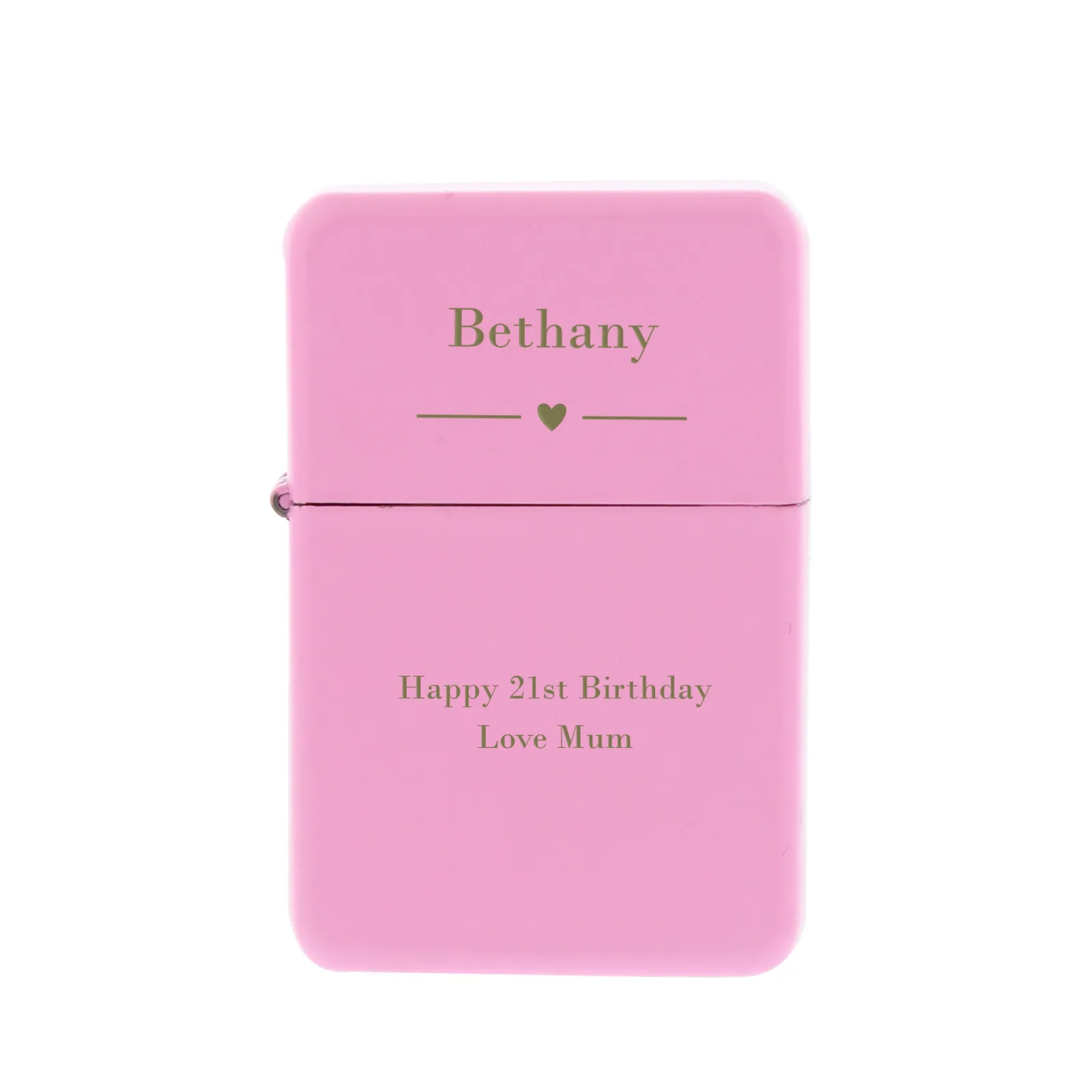 Hot Personalised Decorative Pink Lighter Personalised Jewellery And Keepsakes|Jewellery & Keepsakes
