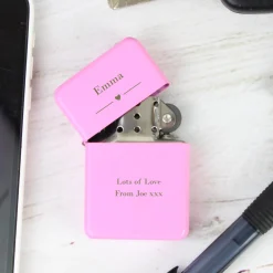 Hot Personalised Decorative Pink Lighter Personalised Jewellery And Keepsakes|Jewellery & Keepsakes