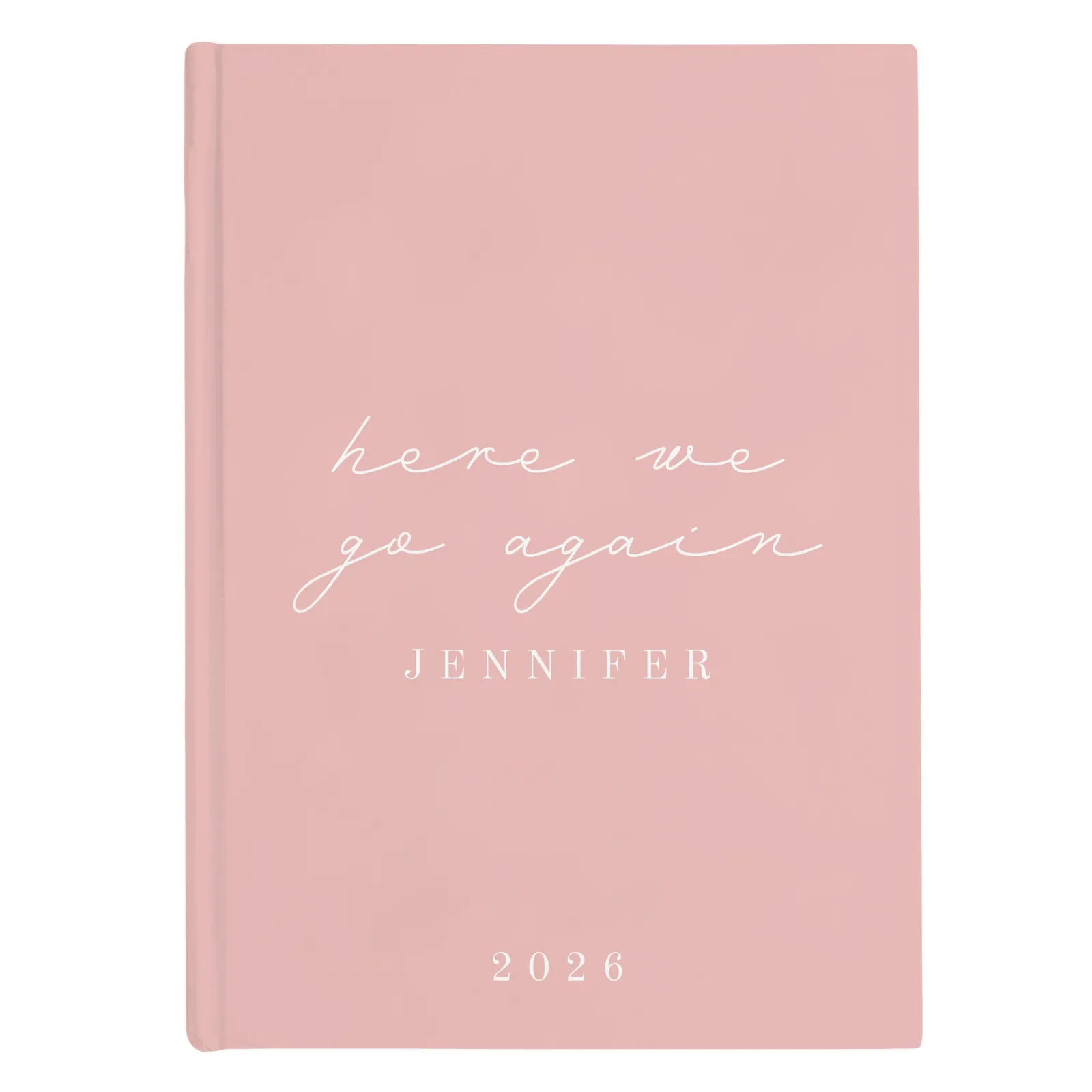 Discount Personalised Diary - Here We Go Again Personalised Calendars And Diaries|Notebooks & Stationery