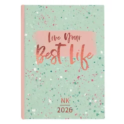 Card Factory Personalised Diary - Live Your Best Life