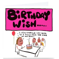 New Personalised Do Something David Birthday Card - I Wish... For Friend|Female Friend