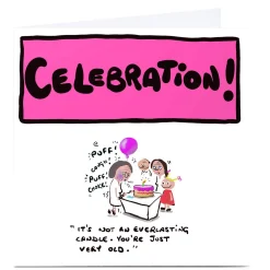 Card Factory Personalised Do Something David Birthday Card - Everlasting Candle